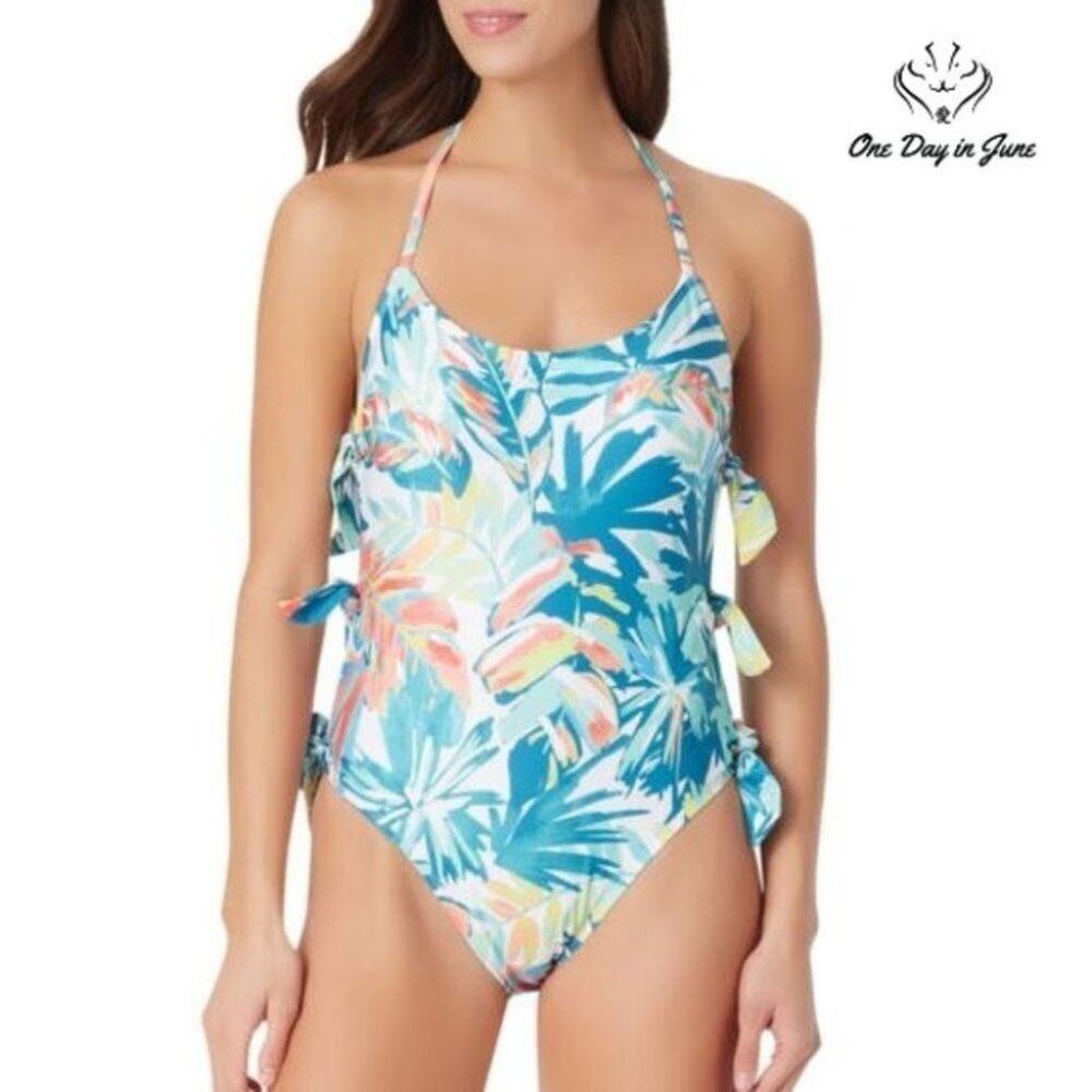 Sugar Beach Floral One Piece Size M